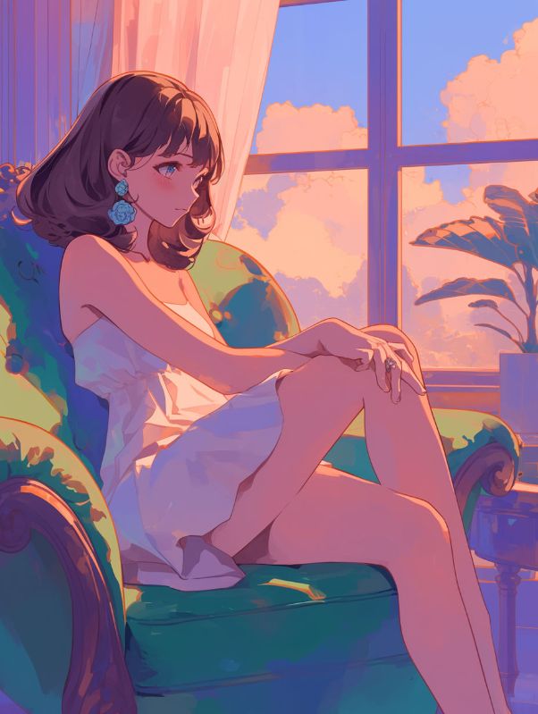晚風向西吟